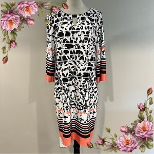 Emma & Michelle Floral long sleeve Dress size large